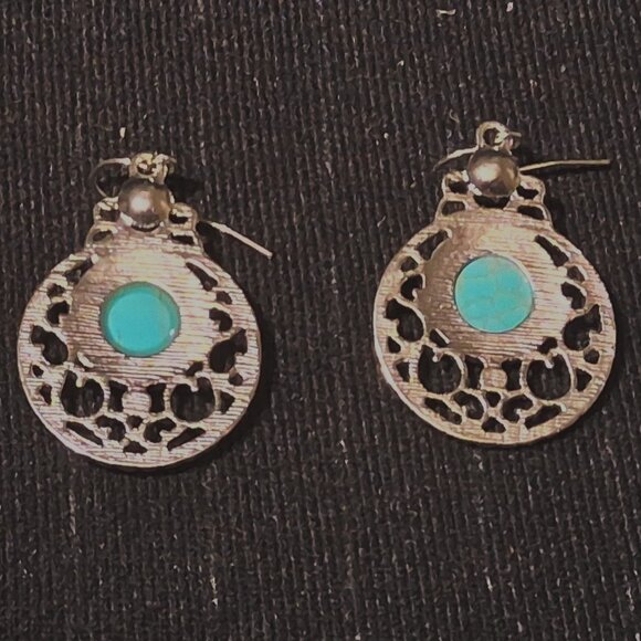 Dangle and Drop Earrings 5 Pairs including Filigree, Abstract, Meenakari, Beaded - Picture 3 of 8